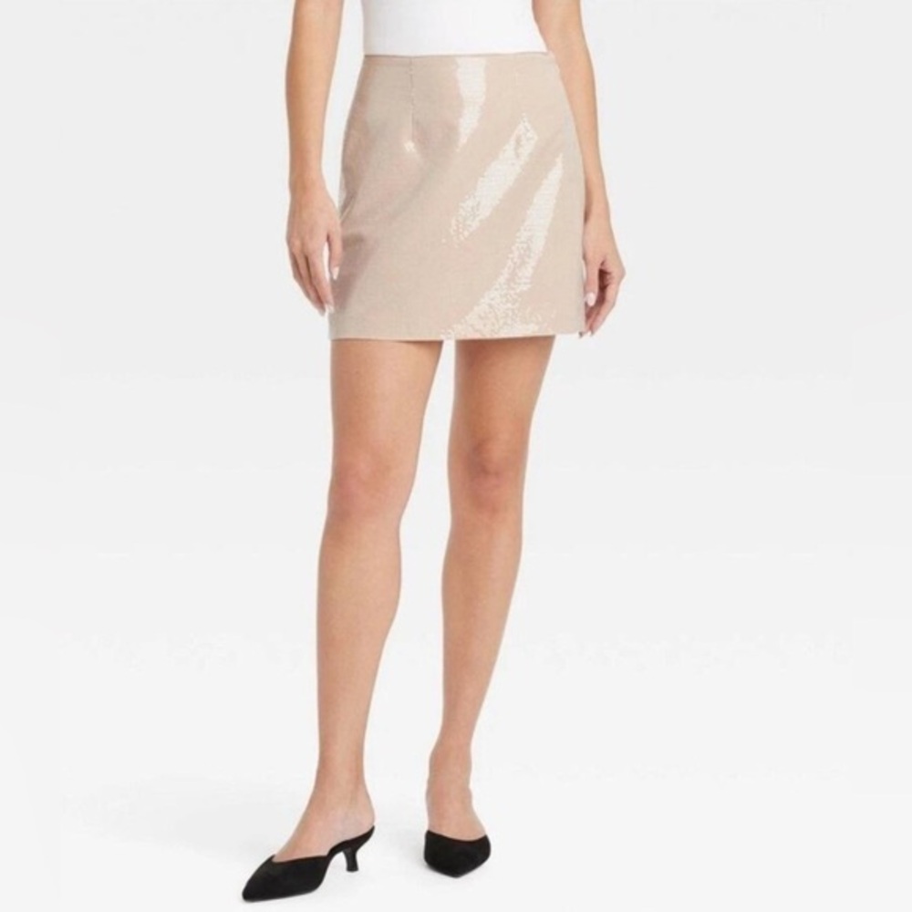 A New Day Sequin Mini Skirt